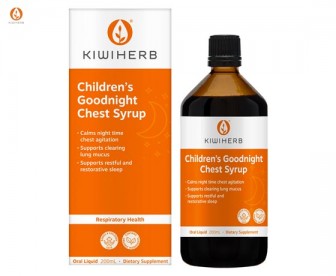 Kiwiherb 儿童晚安止咳糖浆 200毫升（0-12岁适用）